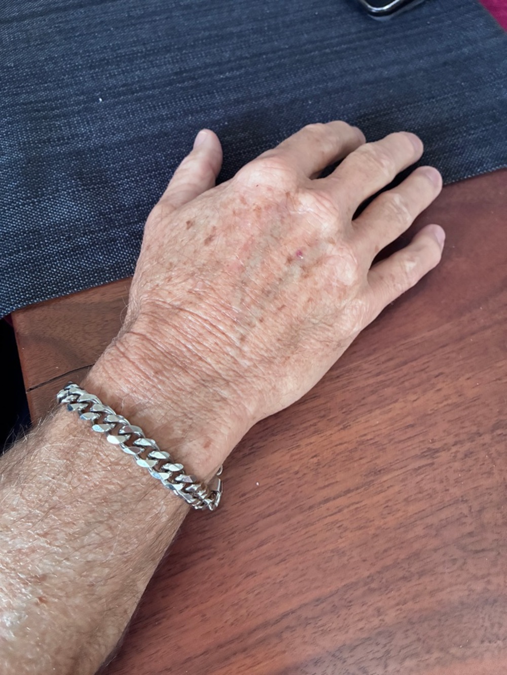 Stainless Steel Cuban Link Chain Bracelet Unisex